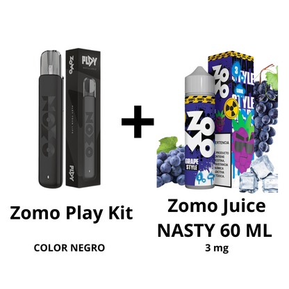 Zomo Play Kit + Zomo Juice NASTY 60 ML - 3 mg