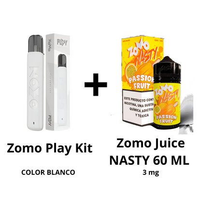 Zomo Play Kit + Zomo Juice NASTY 60 ML - 3 mg